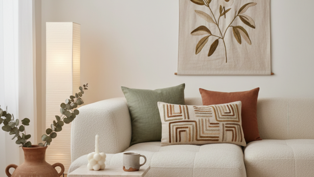 salon con las tendencias de decoracion 2026