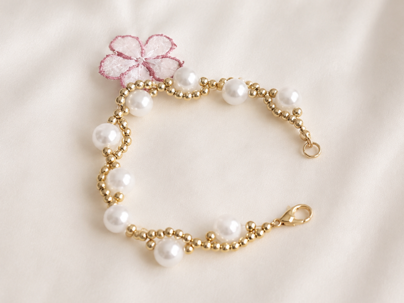pearl bracelet pulsera de perlas